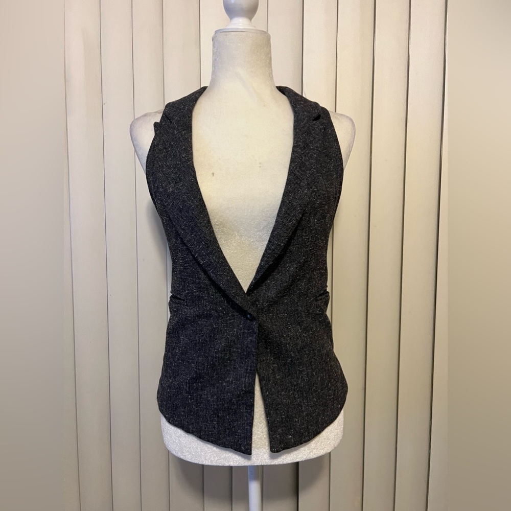 Grey Speckle Vest